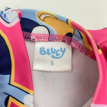 Load image into Gallery viewer, Girls BLUEY, long sleeve swim one-piece (pilling), FUC, size 5,  
