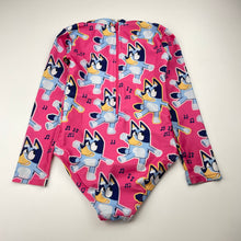 Load image into Gallery viewer, Girls BLUEY, long sleeve swim one-piece (pilling), FUC, size 5,  