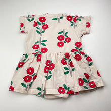 Load image into Gallery viewer, Girls BONDS, stretchy floral romper dress, GUC, size 00,  