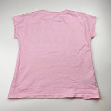 Load image into Gallery viewer, Girls Country Road, pink cotton tee / top, sequins, GUC, size 8,  