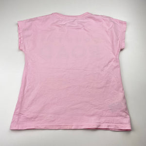 Girls Country Road, pink cotton tee / top, sequins, GUC, size 8,  