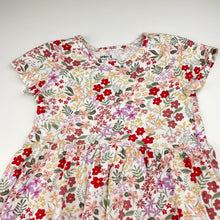 Load image into Gallery viewer, Girls Anko, floral cotton casual dress, GUC, size 5, L: 57cm