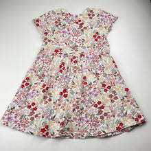 Load image into Gallery viewer, Girls Anko, floral cotton casual dress, GUC, size 5, L: 57cm