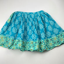Load image into Gallery viewer, Girls Disney, lined cotton skirt, elasticated, L:33cm, EUC, size 7-8,  
