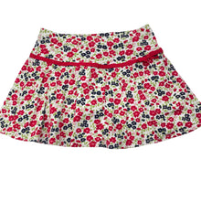 Load image into Gallery viewer, Girls GYMBOREE, floral cotton skirt, built-in shorts, elasticated, GUC, size 6,  