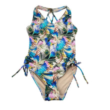 Load image into Gallery viewer, Girls AQUA BLU, colourful swim one-piece, NEW, size 14,  