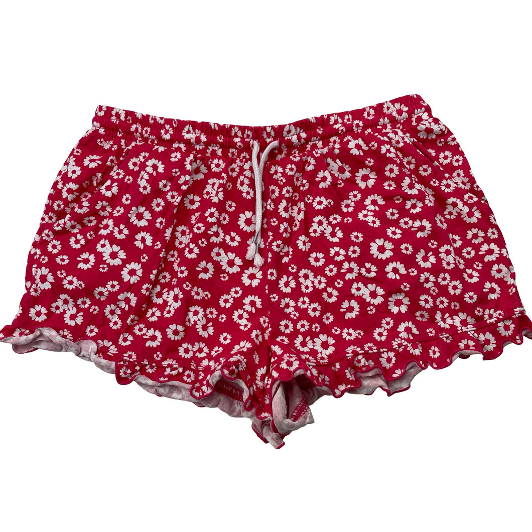 Girls Target, floral cotton shorts, elasticated, EUC, size 9,  