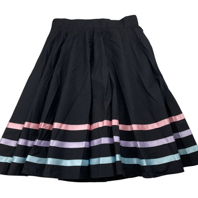 Girls BLOCH, full circle character skirt, pastel ribbons, adjustable, GUC, size 6-8,  