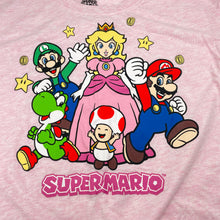 Load image into Gallery viewer, Girls Nintendo, SUPER MARIO tie front tee / top, EUC, size 12,  