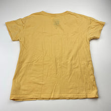 Load image into Gallery viewer, Girls SMILEY WORLD, yellow cotton tee / top, flower, EUC, size 8,  