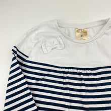 Load image into Gallery viewer, Girls Lily &amp; Dan, soft feel cotton long sleeve top, GUC, size 7,  