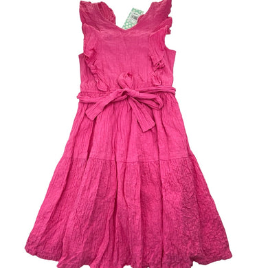 Girls Tilii, lined crinkle cotton summer dress, NEW, size 16, L: 87cm