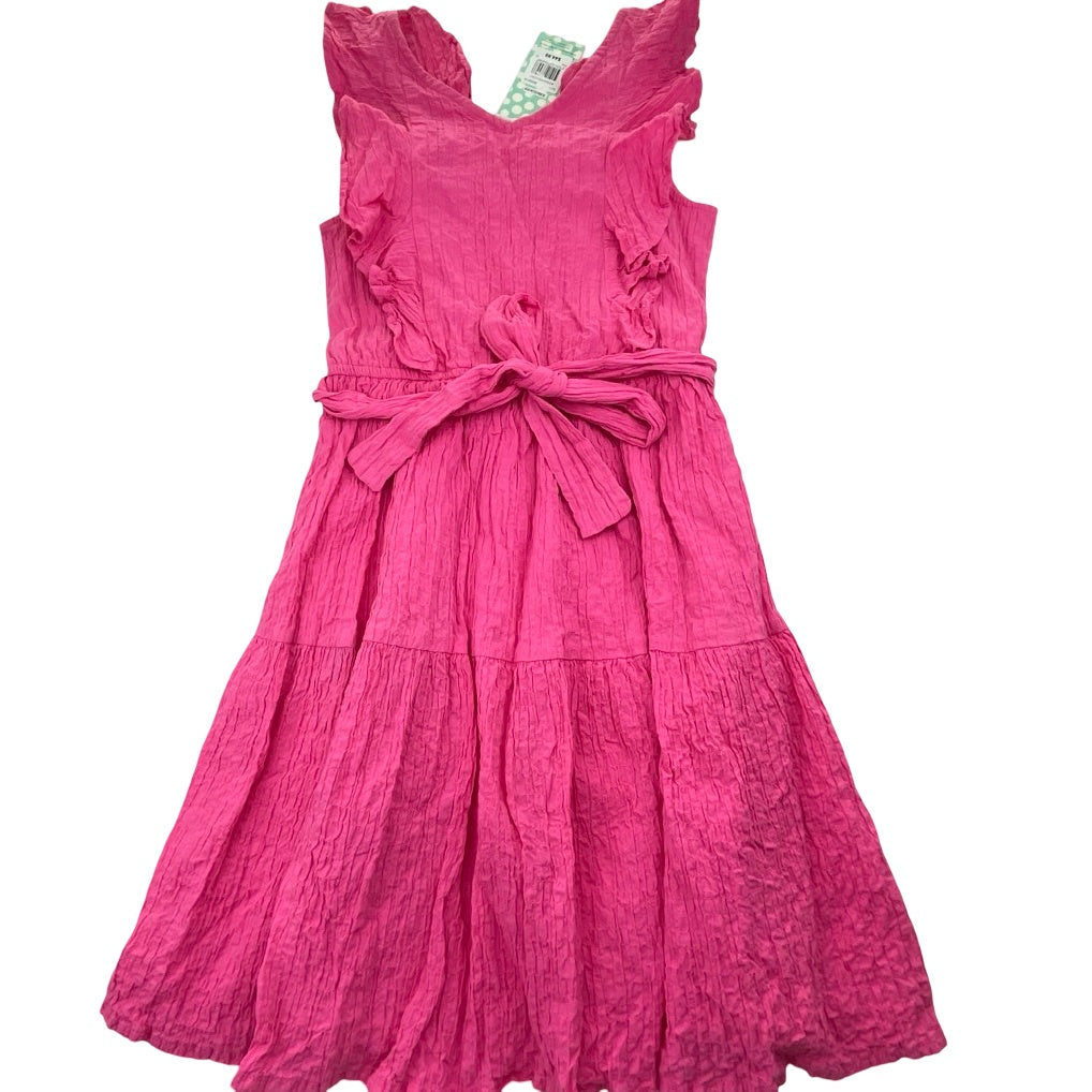 Girls Tilii, lined crinkle cotton summer dress, NEW, size 16, L: 87cm