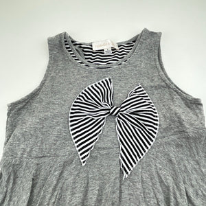Girls Isobella & Chloe, stretchy sleeveless top, bow, EUC, size 8,  