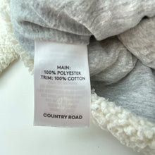 Load image into Gallery viewer, Girls Country Road, cotton-lined fleece zip-up jacket / sweater, FUC, size 6-7,  