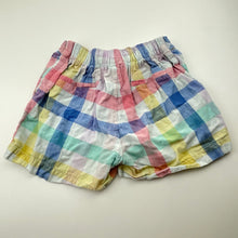 Load image into Gallery viewer, Girls Seed, lined lightweight cotton shorts, elasticated, GUC, size 8,  