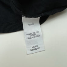 Load image into Gallery viewer, Girls Brilliant Basics, black ribbed stretchy tee / top, EUC, size 12,  