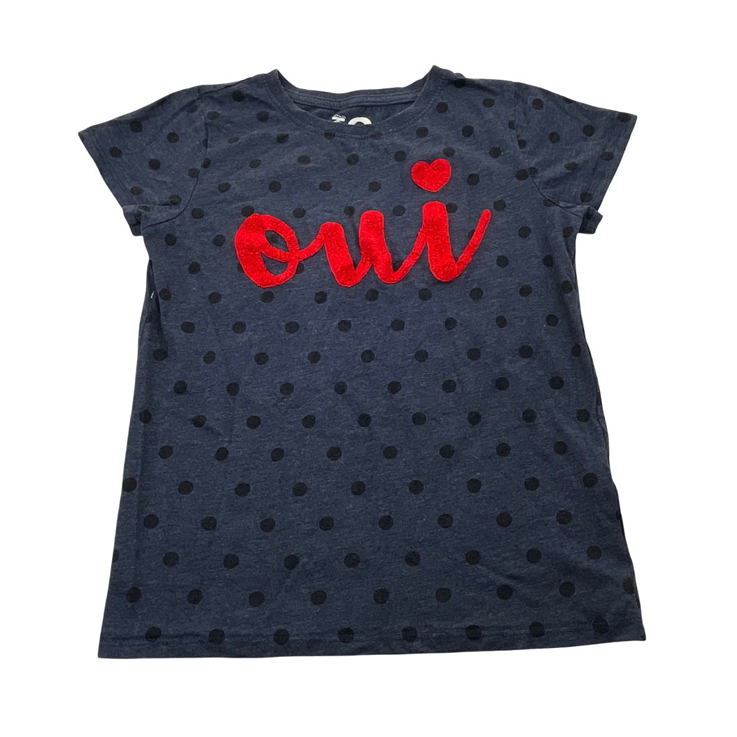 Girls Cotton On, blue marle tee / top, GUC, size 9,  