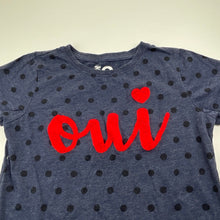 Load image into Gallery viewer, Girls Cotton On, blue marle tee / top, GUC, size 9,  