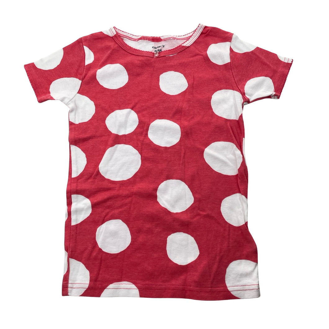 Girls Carter's, cotton pyjama tee / top, GUC, size 8,  