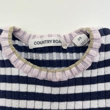 Load image into Gallery viewer, Girls Country Road, ribbed long sleeve top, FUC, size 5,  