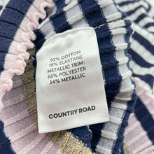 Load image into Gallery viewer, Girls Country Road, ribbed long sleeve top, FUC, size 5,  