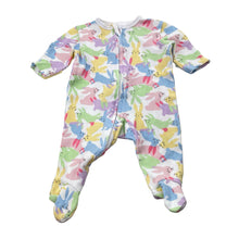 Load image into Gallery viewer, Girls Dymples, organic cotton zip coverall / romper, GUC, size 0000,  
