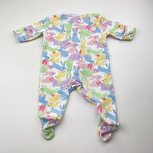 Load image into Gallery viewer, Girls Dymples, organic cotton zip coverall / romper, GUC, size 0000,  