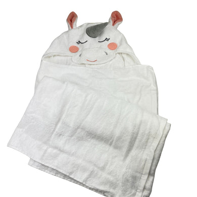 Girls Milkshake, cotton hooded bath wrap, unicorn, NEW, size 1-3,  