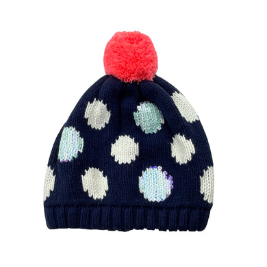 Girls GYMBOREE, knitted winter hat / beanie, EUC, size 6-8,  
