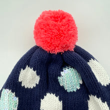 Load image into Gallery viewer, Girls GYMBOREE, knitted winter hat / beanie, EUC, size 6-8,  