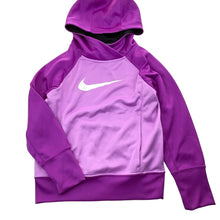 Load image into Gallery viewer, Girls Nike, THERMA-FIT fleece lined hoodie sweater, EUC, size 8-9,  