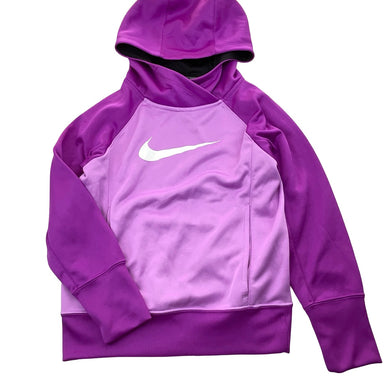 Girls Nike, THERMA-FIT fleece lined hoodie sweater, EUC, size 8-9,  