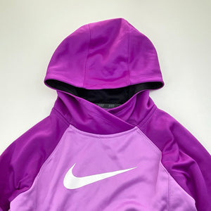 Girls Nike, THERMA-FIT fleece lined hoodie sweater, EUC, size 8-9,  