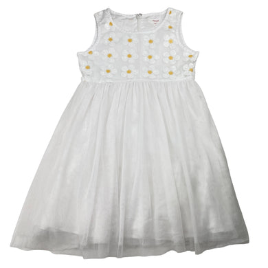 Girls Seed, cotton lined tulle & sequin party dress, marks back left skirt, FUC, size 5-6, L: 58cm
