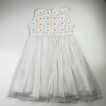 Load image into Gallery viewer, Girls Seed, cotton lined tulle &amp; sequin party dress, marks back left skirt, FUC, size 5-6, L: 58cm