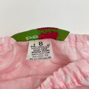 Girls Betty and Lola, lightweight cotton casual dress, FUC, size 8, L: 64cm