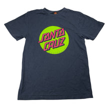Load image into Gallery viewer, Boys SANTA CRUZ, navy cotton tee / top, EUC, size 10,  