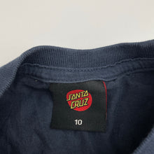 Load image into Gallery viewer, Boys SANTA CRUZ, navy cotton tee / top, EUC, size 10,  