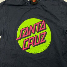 Load image into Gallery viewer, Boys SANTA CRUZ, navy cotton tee / top, EUC, size 10,  