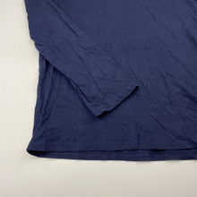 Load image into Gallery viewer, Boys Emerson Jnr, navy cotton long sleeve tee / top, EUC, size 14,  