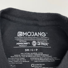 Load image into Gallery viewer, Boys MOJANG, MINECRAFT cotton tee / top, Size S, armpit-armpit: 40cm, GUC, size 10-12,  