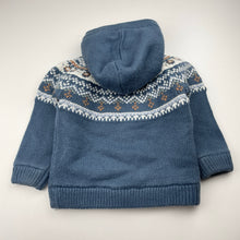 Load image into Gallery viewer, Unisex Anko, fleece-lined, chunky knit hooded cardigan, GUC, size 1,  