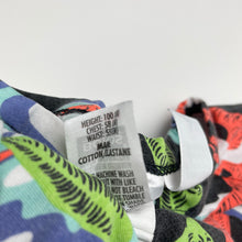 Load image into Gallery viewer, Boys BONDS, pyjama tee / top, dinosaurs (wash fade), FUC, size 3,  