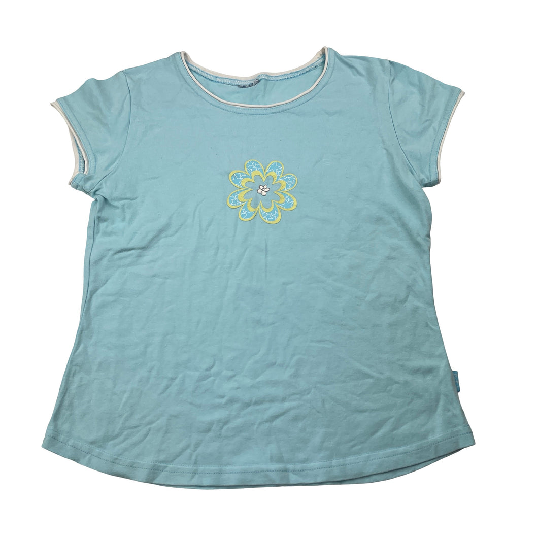 Girls Pumpkin Patch, stretchy tee / top, no size, armpit-armpit: 35cm, GUC, size 8-9,  