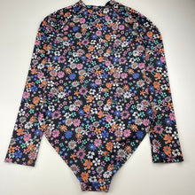 Load image into Gallery viewer, Girls Anko, floral long sleeve swim one-piece, EUC, size 14,  