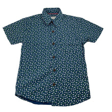 Load image into Gallery viewer, Boys TOM DAVID, floral cotton short sleeve shirt, EUC, size 8,  