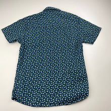 Load image into Gallery viewer, Boys TOM DAVID, floral cotton short sleeve shirt, EUC, size 8,  