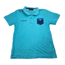 Load image into Gallery viewer, Boys TRENDY, cotton polo shirt top, armpit&#39;armpit: 35cm, GUC, size 7-8,  