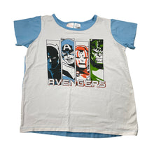 Load image into Gallery viewer, Boys MARVEL, AVENGERS pyjama tee / top (wash fade), FUC, size 6,  